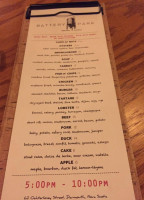 Battery Park Beer Bar And Eatery menu