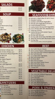 Yummy Chow Chinese Restaurant menu