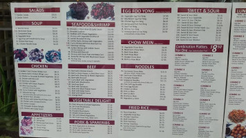 Yummy Chow Chinese Restaurant menu