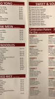 Yummy Chow Chinese Restaurant menu