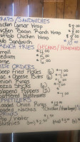 Mum's Canteen Take Out Inc. menu