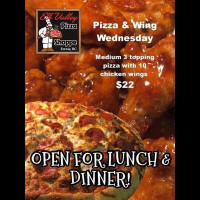 Elk Valley Pizza Shoppe menu