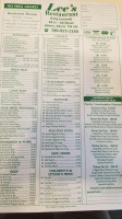 lee's menu