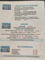 Parker's Country Diner menu