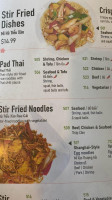 Pho Xuan Tang menu