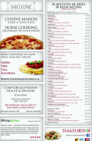 Pizza Dorval Cucina San Leone menu