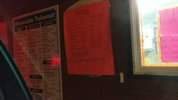 Riverside Takeout menu