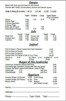 Passage Pizza menu