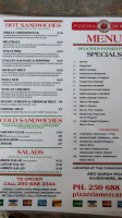 Pizzeria Mercato menu