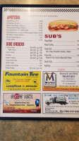 Sammy's Steak & Pizza 2013 menu