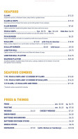 Granny's Seafood And Ice Cream Parlour menu