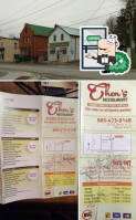 Chen's Restaurant menu