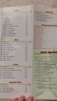 Chen's Restaurant menu