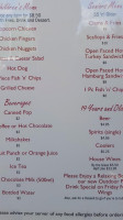 Diane's menu