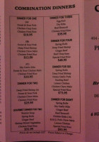 China City Family Dining & Midnight Lounge menu