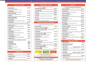 Western Pizza menu