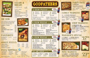 Godfathers Pizza Durham menu