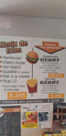 Resto Des Copains menu