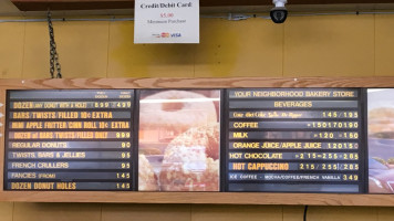 Sam Snead's menu