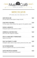 Musi-cafe menu