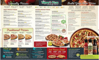 Topper's Pizza Espanola menu