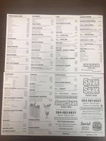 Snak Shak Dairy menu