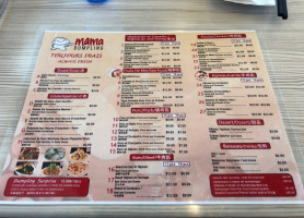 Mama Dumplings (saint Jean) menu