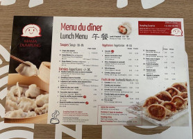 Mama Dumplings (saint Jean) menu
