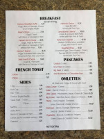 The Harbourage menu