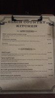 Elgin Country Kitchen General Store menu