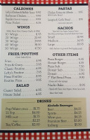 Lefty's Pizzeria & Lounge menu