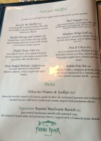 Fiddle River menu