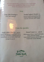 Fiddle River menu