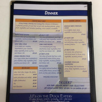 Jj's On The Docks Eatery Grimsby menu