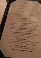 Morgan's Bistro menu