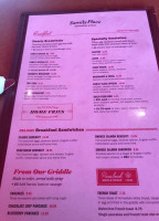 The Family Place And Pizza menu