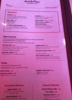 The Family Place And Pizza menu