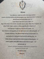 Chalet Restaurant Carta