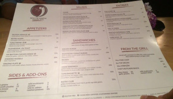 Boston Pizza menu