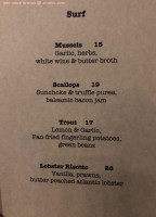 Bon Temps menu