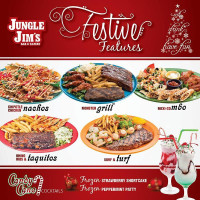 Jungle Jim's Restaurant menu