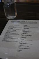 Wild Leek Food Juice menu