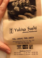 Yukiya Sushi drink