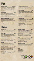 Moco Kitchen At Mactaquac menu