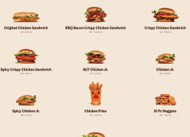 Greg Nadin's Burger Shack menu