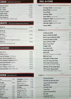 Sushi Valley menu