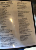 Mythic Grill menu