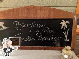 Les Jardins Sauvages menu