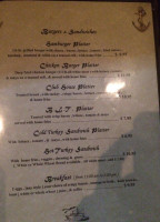 The Admiral's Galley Keg menu