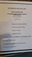 Resto Le St-octave Dosquet menu